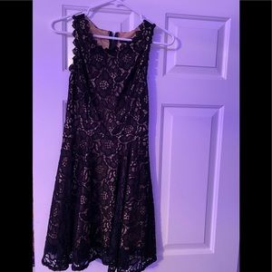 black lace skater dress 🖤🖤